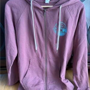 Women's Mauve Hoodie Sweatshirt
